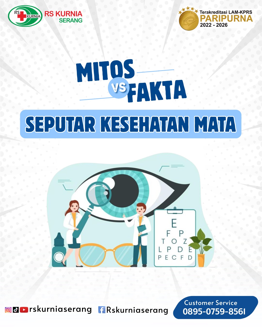 MITOS VS FAKTA SEPUTAR KESEHATAN MATA