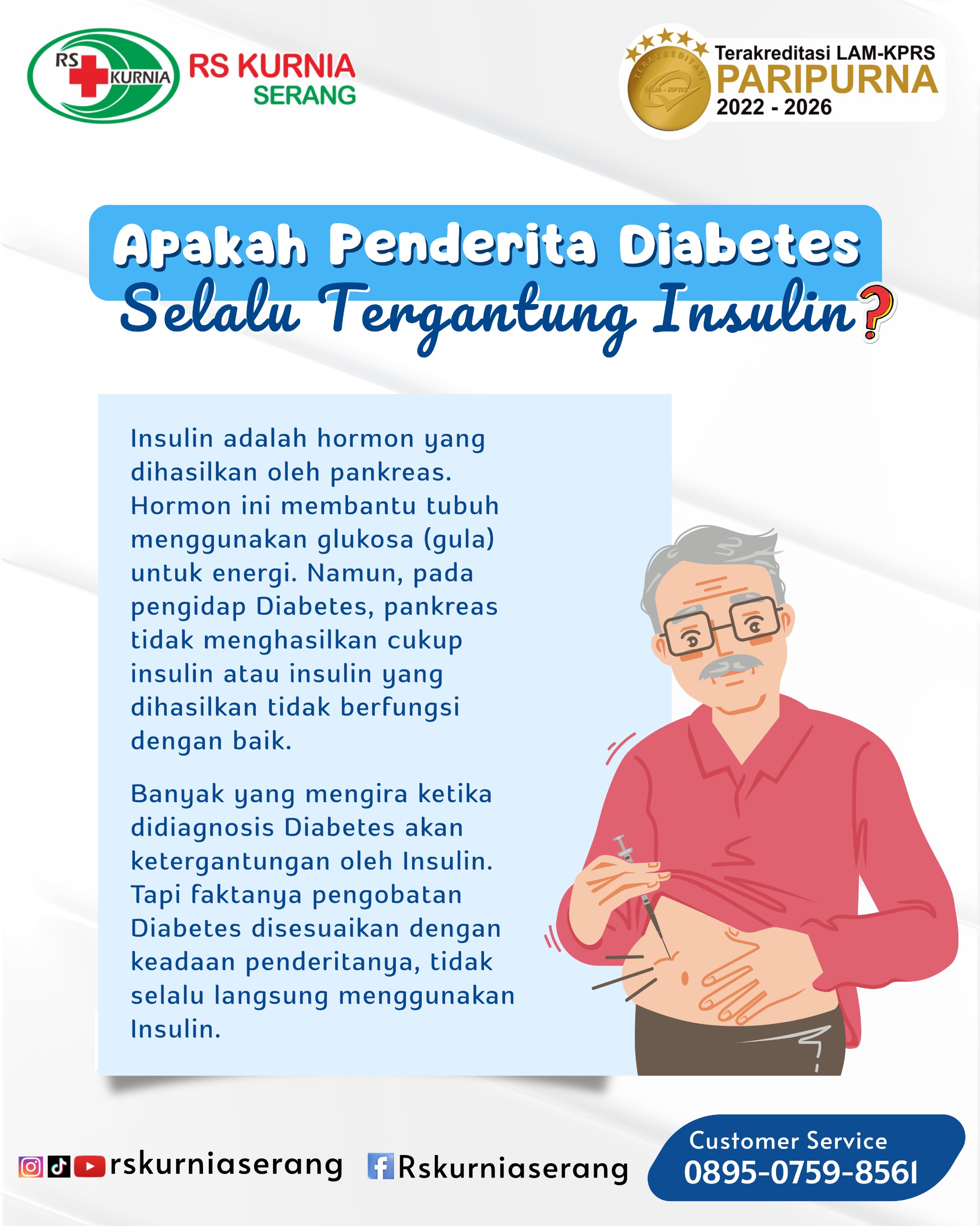 APAKAH PENDERITA DIABETES SELALU TERGANTUNG INSULIN ?