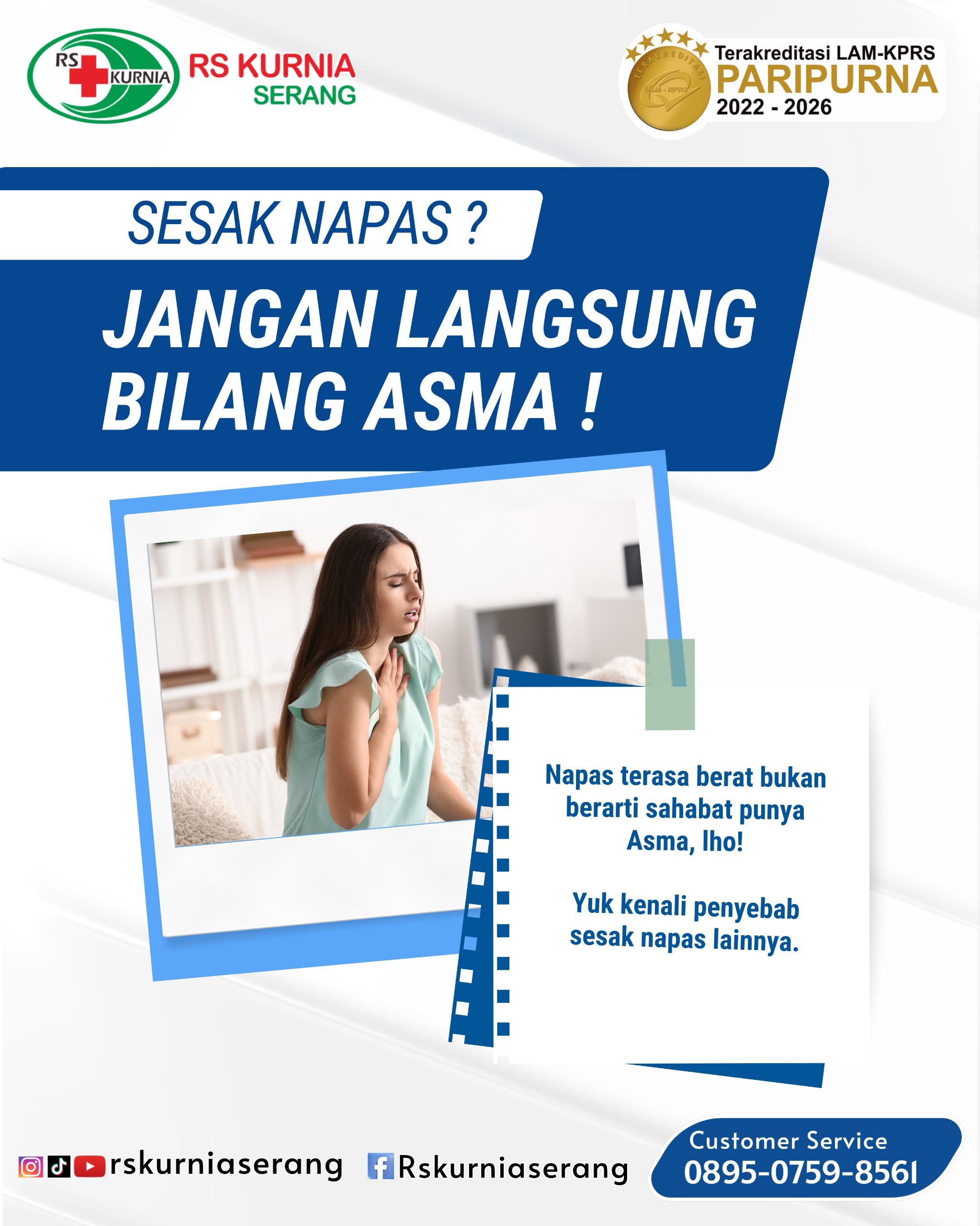 SESAK NAPAS ? JANGAN LANGSUNG BILANG ASMA !
