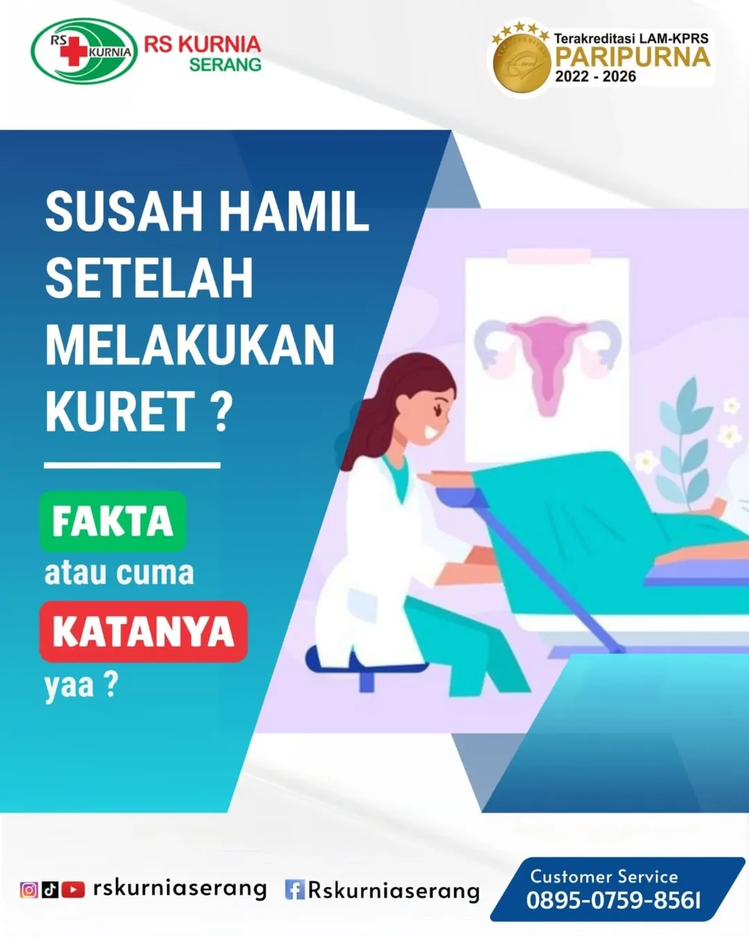 SUSAH HAMIL SETELAH MELAKUKAN KURET? MITOS ATAU FAKTA