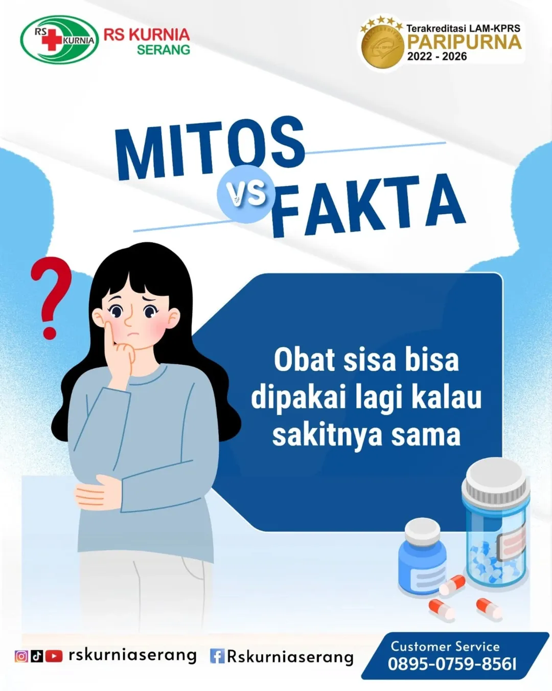 MITOS ATAU FAKTA, OBAT SISA BISA DIPAKAI LAGI KALO SAKITNYA SAMA